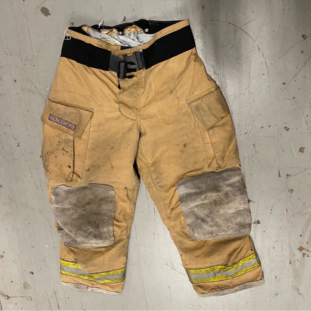 38” x 30” Vintage GLOBE GXTREME Hurley Firefighter Turnout EMT Bunker Pants